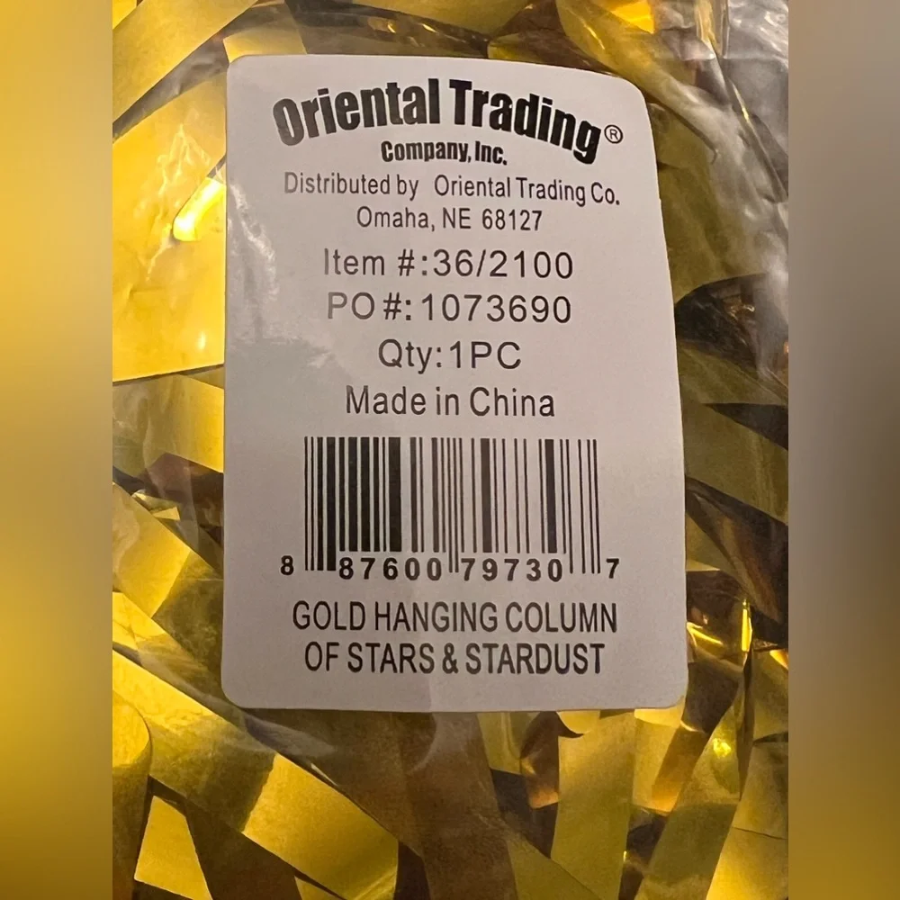 NWT 4 Golden COLUMNS Hanging BUNDLE Stars PROM Hollywood